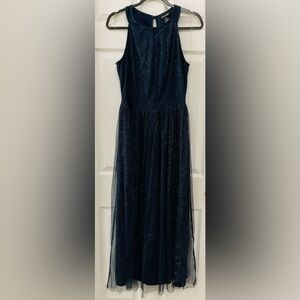 Navy Blue sparkling Dress